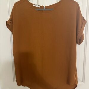 Maurice’s gold oversized dress top XS